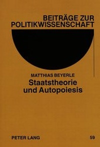 Abbildung von: Staatstheorie und Autopoiesis - Peter Lang Verlag