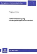 Cover: Verfahrensbeteiligung und Klagebefugnis im EG-Recht - Peter Lang Verlag