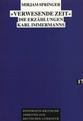 Cover: &laquo;Verwesende Zeit&raquo; - Peter Lang Verlag
