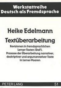 Abbildung von: Textüberarbeitung - Peter Lang Verlag
