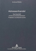 Bild: Adressenhandel - Peter Lang Verlag