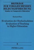 Cover: Evaluation der Hochschullehre- Evaluation of Teaching in Higher Education - Peter Lang Verlag
