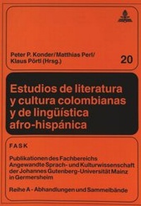 Abbildung von: Estudios de literatura y cultura colombianas y de lingüística afro-hispánica - Peter Lang Verlag