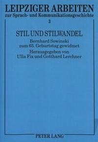 Abbildung von: Stil und Stilwandel - Peter Lang Verlag