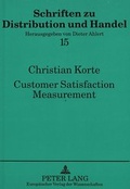 Cover: Customer Satisfaction Measurement - Peter Lang Verlag