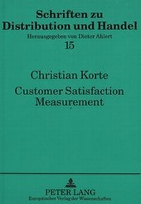 Enlarge image Cover: Customer Satisfaction Measurement - Peter Lang Verlag