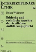 Bild: Ethische und rechtliche Aspekte der &auml;rztlichen Aufkl&auml;rungspflicht - Peter Lang Verlag
