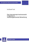 Bild: Das Internationale Insolvenzrecht in Spanien in rechtsvergleichender Betrachtung - Peter Lang Verlag