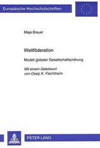 Abbildung von: Weltföderation - Peter Lang Verlag