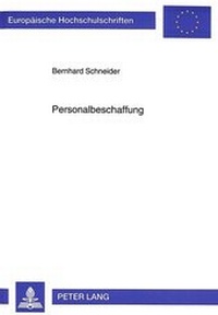 Abbildung von: Personalbeschaffung - Peter Lang Verlag