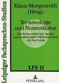 Abbildung von: Terminologie und Nomenklatur - Peter Lang Verlag