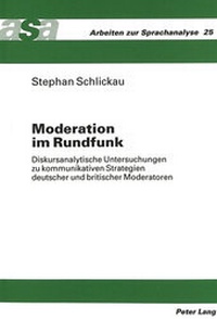 Enlarge image Cover: Moderation im Rundfunk - Peter Lang Verlag