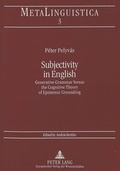 Cover: Subjectivity in English - Peter Lang Verlag