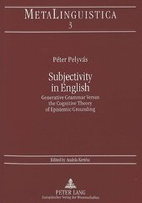Enlarge image Cover: Subjectivity in English - Peter Lang Verlag
