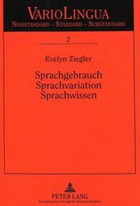 Abbildung von: Sprachgebrauch - Sprachvariation - Sprachwissen - Peter Lang Verlag