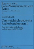Bild: &Ouml;sterreichisch-deutsche Rechtsbeziehungen II - Peter Lang Verlag