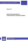 Cover: Geschlechtsspezifische Unterschiede im Sprachverhalten - Peter Lang Verlag