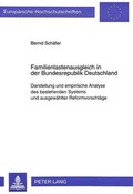 Cover: Familienlastenausgleich in der Bundesrepublik Deutschland - Peter Lang Verlag