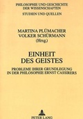 Cover: Einheit des Geistes - Peter Lang Verlag