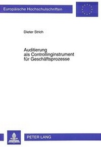 Abbildung von: Auditierung als Controllinginstrument für Geschäftsprozesse - Peter Lang Verlag
