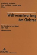 Cover: Weltverantwortung des Christen - Peter Lang Verlag