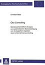 Cover: Öko-Controlling - Peter Lang Verlag