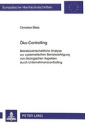 Cover: &Ouml;ko-Controlling - Peter Lang Verlag