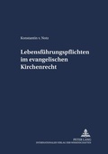 Cover: Lebensf&uuml;hrungspflichten im evangelischen Kirchenrecht - Peter Lang Verlag