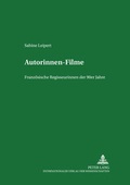 Cover: Autorinnenfilme - Peter Lang Verlag