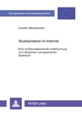 Cover: Musikpiraterie im Internet - Peter Lang Verlag