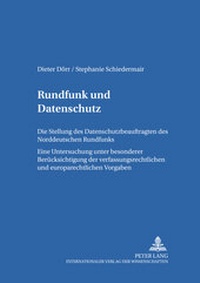 Abbildung von: Rundfunk und Datenschutz - Peter Lang Verlag