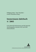Cover: Immermann-Jahrbuch 4/2003 - Peter Lang Verlag