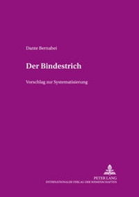 Abbildung von: Der Bindestrich - Peter Lang Verlag