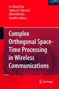 Cover: Complex Orthogonal Space-Time Processing in Wireless Communications - Springer