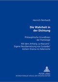 Cover: Die Wahrheit in der Dichtung - Peter Lang Verlag
