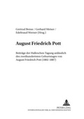 Cover: August Friedrich Pott - Peter Lang Verlag