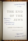 Cover: The End of the Jews - Random House Inc