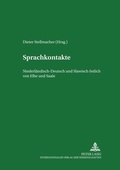 Cover: Sprachkontakte - Peter Lang Verlag