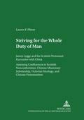 Cover: Striving for &laquo;The Whole Duty of Man&raquo; - Peter Lang Verlag