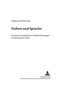 Abbildung von: Farben und Sprache - Peter Lang Verlag