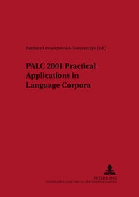 Abbildung von: PALC 2001: Practical Applications in Language Corpora - Peter Lang Verlag