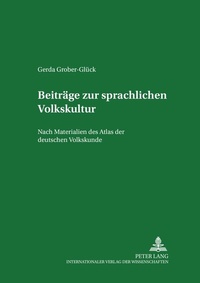 Abbildung von: Beiträge zur sprachlichen Volkskultur - Peter Lang Verlag