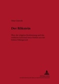 Cover: Der R&ouml;kstein - Peter Lang Verlag