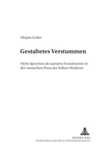 Cover: Gestaltetes Verstummen - Peter Lang Verlag