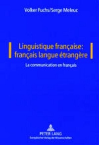Abbildung von: Linguistique française: français langue étrangère - Peter Lang Verlag