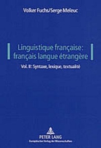 Abbildung von: Linguistique française: français langue étrangère - Peter Lang Verlag