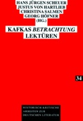 Cover: Kafkas &laquo;Betrachtung&raquo; - Peter Lang Verlag