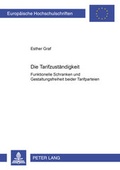 Cover: Die Tarifzust&auml;ndigkeit - Peter Lang Verlag