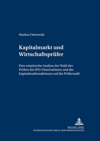 Abbildung von: Kapitalmarkt und Wirtschaftsprüfer - Peter Lang Verlag