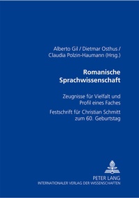 Abbildung von: Romanische Sprachwissenschaft - Peter Lang Verlag